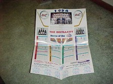 1993-94 Rochester Americans AHL Fold Out Team Hockey Photo Calendar Poster