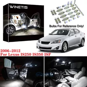 16Pcs HID White Interior LED Lights Package For 2006-2012 Lexus IS250 IS350 ISF - Bild 1 von 12