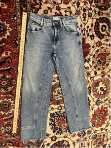 Jeans donna We The Free Risk Taker vita alta denim dritto taglia 26 - Foto 1 di 9