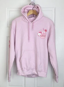 Hello Kitty Sanrio Unisex Gr. S Strawberry Milk Pink Pullover Hoodie Sweatshirt - Bild 1 von 17