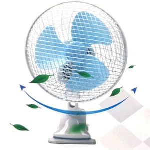 MINI VENTILATORE A PINZA CON DOPPIO SNODO 3 PALE SCRIVANIA TAVOLO CASA UFFICIO - Imagen 1 de 6