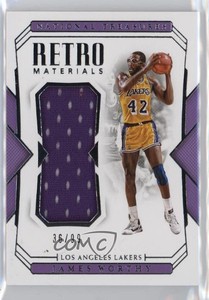 2018-19 Panini National Treasures Retro Materials /99 James Worthy #RE-JWT HOF