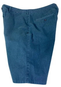 Pantalones Cortos Chinos Hurley Para Hombre Talla 38 Azul Mezcla de Algodón Informales 11" Entrepierna - Imagen 1 de 6