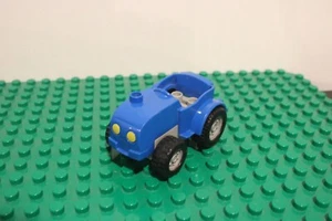 Trattore Duplo Blue Farm Fienile Grigio Veicolo Ruote Equitazione Tosaerba Agricoltura - Foto 1 di 3