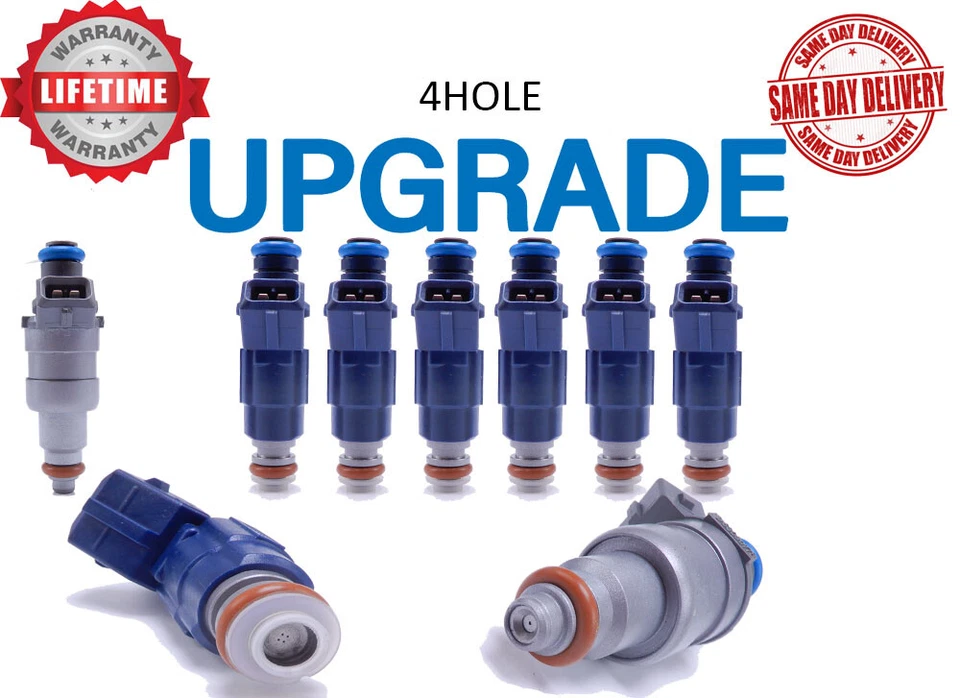 Inyector de combustible genuino Bosch X6 Jeep Grand Cherokee 4.0 4 orificios actualización 5,2 L 5,9 L Foto 1 de 1