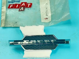 Fiat 850 Coupe Racer Bertone Side Pillar Emblem Stemma 4219382 Genuine NOS - Picture 1 of 4