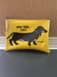 Nuevo bolso de mano Mark Tetro New York City Dash Hound con llavero - Imagen 1 de 3