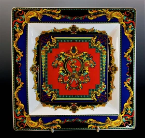 HERVORRAGENDES GROSSES QUADRATISCHES SPÄT 20. CENTURY GIANNI VERSACE SCHÜSSEL - Bild 1 von 7