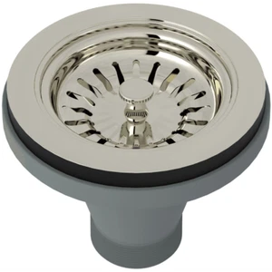 Rohl 735PN 3 1/2" Basket Strainer without remote pop-up, Polished Nickel - Picture 1 of 1