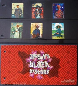 Jersey Briefmarken: ""Jersey's Black History"" Präsentationspaket neuwertig 6 Wert Set 2022 - Bild 1 von 5