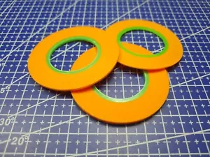 Cinta de enmascarar para modelismo y aerografía 1 mm, 2 mm o 3mm x 10 metros - Imagen 1 de 5