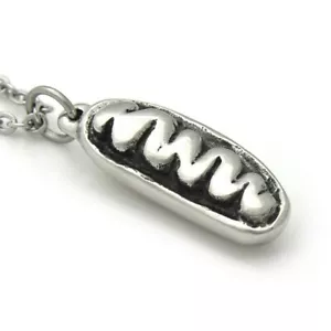 Mitochondrion Pendant Necklace, Mitochondria Biology Cell Science Charm Jewelry - Picture 1 of 6