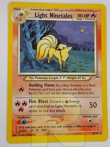 Light Ninetales ® Neo Destiny 50/105 ® Non Comune ® Pokemon ® Inglese ® Good+ - Picture 1 of 2