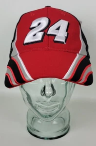 NWT Chase Nascar Jeff Gordon Red Black Adjustable Hat Hendrick 24 - Picture 1 of 10