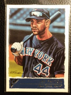 2001 Topps Gallery Baseball #90 Jay Payton. Artist Bill Purdom. - Image 1 of 2