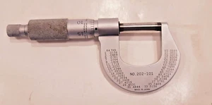 Mitutoyo Bügelmessschieber außen Nr. 202-101 0-1" .001" Inkremente - Bild 1 von 4
