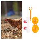  5 Pcs Chicken Feeder Water Bowl Automatic Waterer Drinker Cups Spout