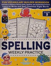 Scholastic Panda Education Spelling Weekly Practice for 3rd Grade (Paperback)