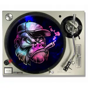 Gorilla vinyl DJ SLIPMATS / Turntable SLIP MATS X 2 - TECHNICS - Humanz - Picture 1 of 1