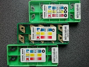 ¡VENTA! 10 placas de corte reversibles Mitsubishi DNMG - Imagen 1 de 13