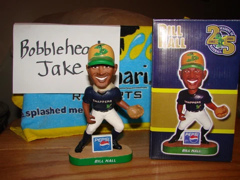 NIB 2006 BILL HALL BELOIT SNAPPERS BREWERS BOBBLEHEAD SGA 7/16/06 Cover