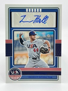 2023 USA Stars & Stripes TANNER HALL Auto BLUE FOIL AUTOGRAPH Free Shipping