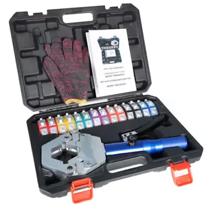Hydraulic Crimper A/C Set IG-71500 A/C Hose Crimper Hydraulic A/C Crimping Tool - Picture 1 of 8