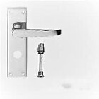 Lever on back plate jovian - lever bathroom in satin nickel finish & dimensions