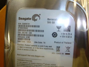 Seagate 500 GB 3,5" ST500DM002 SATA 6,0 GB/s SATA 600 - Foto 1 di 5