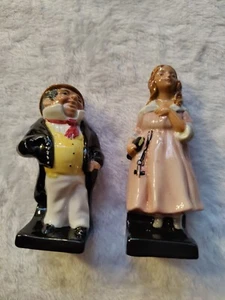 2 Royal Doulton Dickens Mini Figurines Captain Cuttle & Little Nell Pristine - Picture 1 of 6