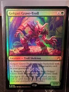 Golgari Grave-Troll FOIL 0144 Ravnica Remastered MTG RVR NM - Picture 1 of 4