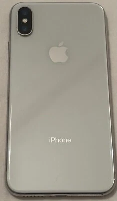 Apple iPhone X - 64 GB - Argento (Sbloccato) - Immagine 1 di 4