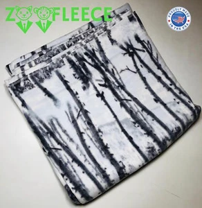 ZooFleece abedul blanca nieve camuflaje caza 60X60" manta de lino edredón - Imagen 1 de 5