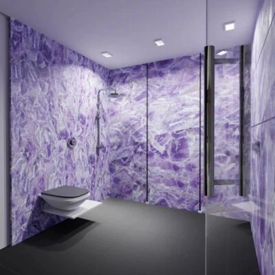 Amythest Agate Stone Slab, Use On, Table top, Bars & Counters, Kitchen Slab Deco - Image 1 of 4