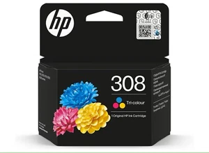 1 x HP No 308 Colour Original Envy Tintenpatrone 6110, 6120, 6130, 6520, 6530 - Bild 1 von 1