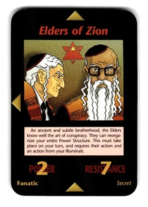 Elders of Zion Base Set Card INWO Illuminati New World Order Game 102/409 - Picture 1 of 4