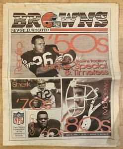 1996 Pre-Draft Issue Cleveland Browns News/Illustrated Harrison/Lewis/Ogden - Picture 1 of 12