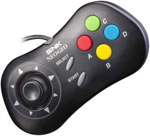 Original Neo Geo Controller for Neo Geo CD Black New - Picture 1 of 3