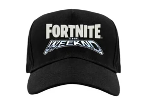 THE WEEKND X FORTNITE 5-PANEL SNAPBACK HAT IN BLACK OSFA - Picture 1 of 1