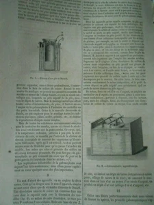 De quelques application de la Galvanoplastie Gravure Print 1868 - Picture 1 of 2
