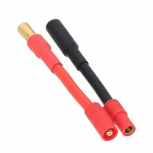 HXT 3.5mm Male+/Female- to HXT 5.5mm Male+/Female- cable 12AWG 5CM wire Battery - Picture 1 of 3