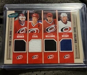2005 PARKHURST TRUE COLORS Gerber, Staal, Williams, Weight, Brind'Amour, Ward - Picture 1 of 8