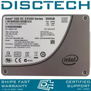 Intel SSDSC2BB300G401 300GB 2.5" 6Gbps DC S3500 SATA MLC SSD - Picture 1 of 2