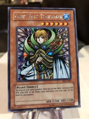 Yugioh Fairy King Truesdale Secret Rare Promo Mint WC4-001 - Image 1 of 4