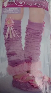 Disney Frozen Elsa Leg Warmers Child Size 4-6 Purple & Pink - Picture 1 of 4