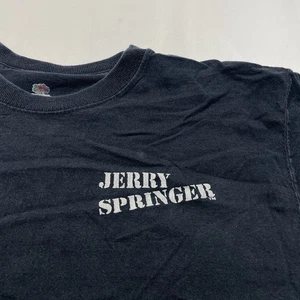 Camiseta Jerry Springer Camiseta Concierto Gráfica Negra Talla M - Imagen 1 de 11