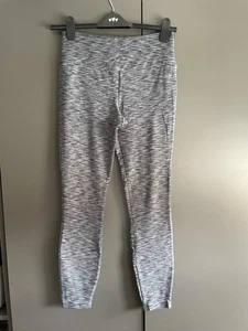 ❤️BAM Enduro 7/8 space dye grey bamboo Leggings Size 12. - Picture 1 of 4