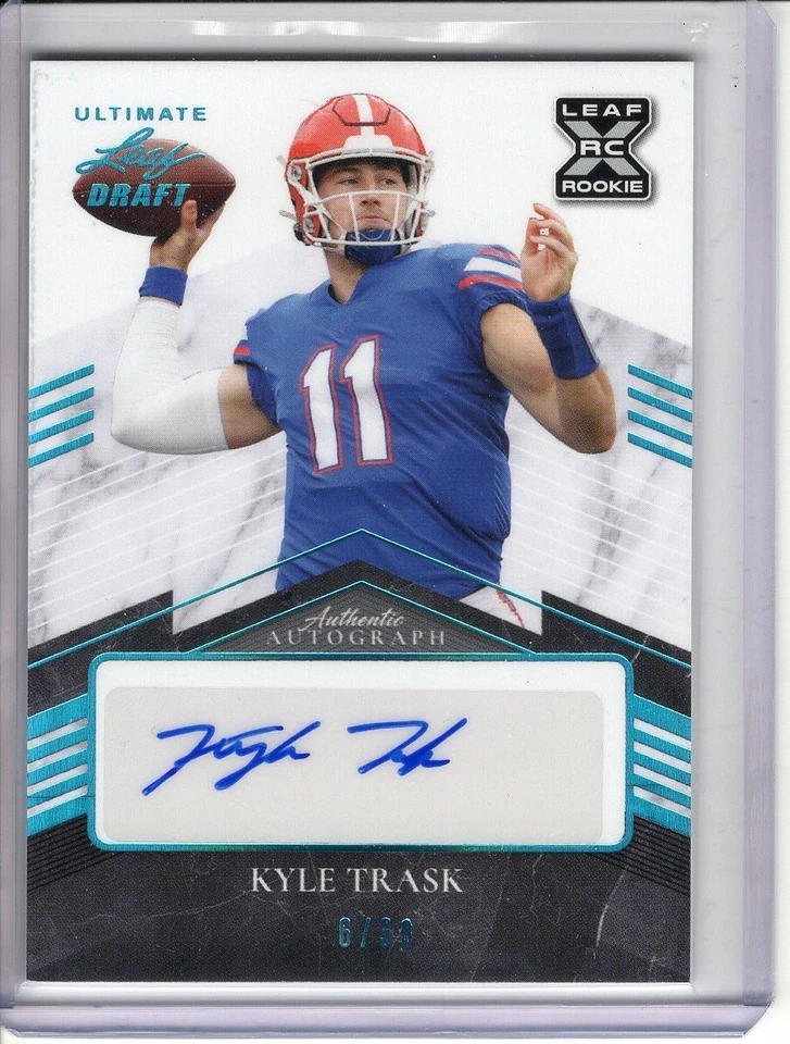2021 LEAF ULTIMATE KYLE TRASK ROOKIE/RC AUTO #6/30 - Image 1 of 1
