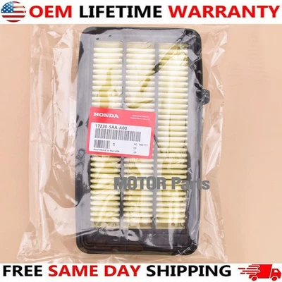 OEM Engine Air Filter for 17-21 Honda CRV Civic 1.5 17220-5AA-A00 AF9183 CA12050 - Image 1 of 4