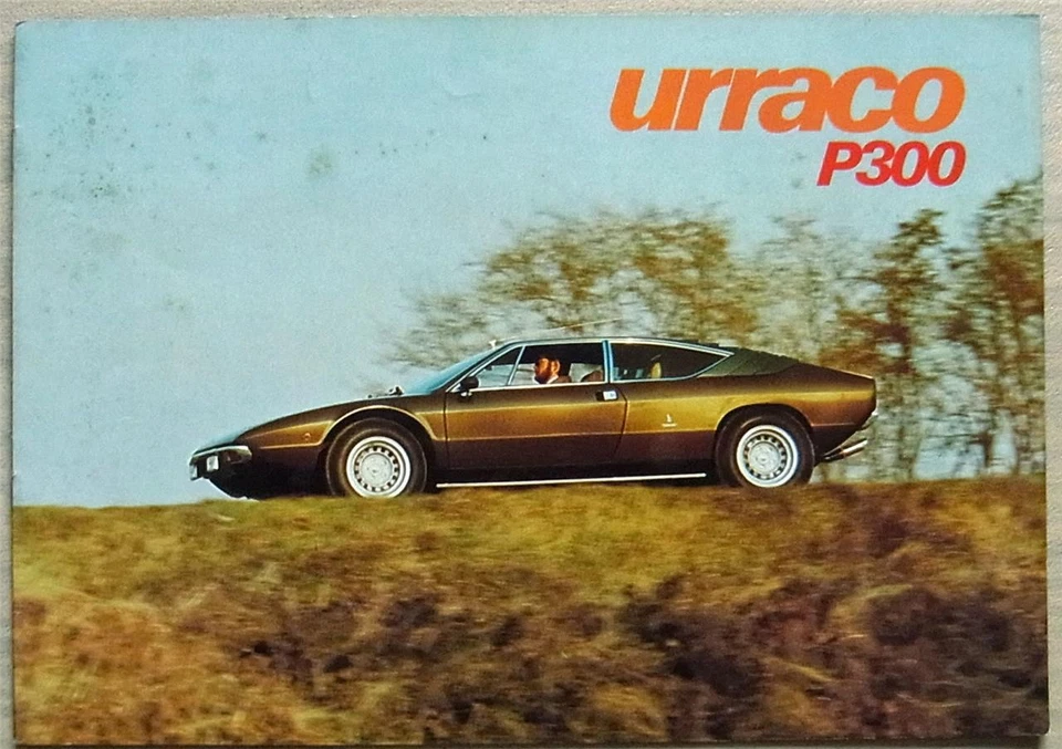 Folleto de venta de autos LAMBORGHINI URRACO P300 1970-73 Foto 1 de 4